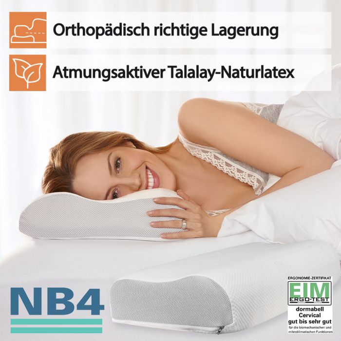 Dormabell Nackenstützkissen Cervical NB4 + GRATIS Tragetasche